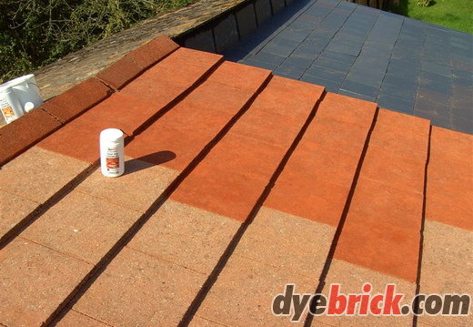 Tile Tinting using 'Classic Brick Red'